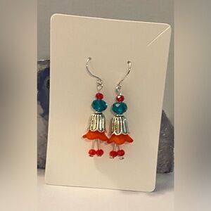 NEW Acrylic flower earrings